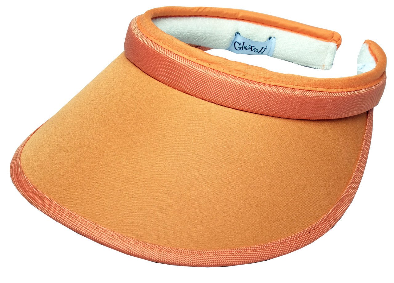 Solid Color Slide On Visor - Orange - Club Rehab