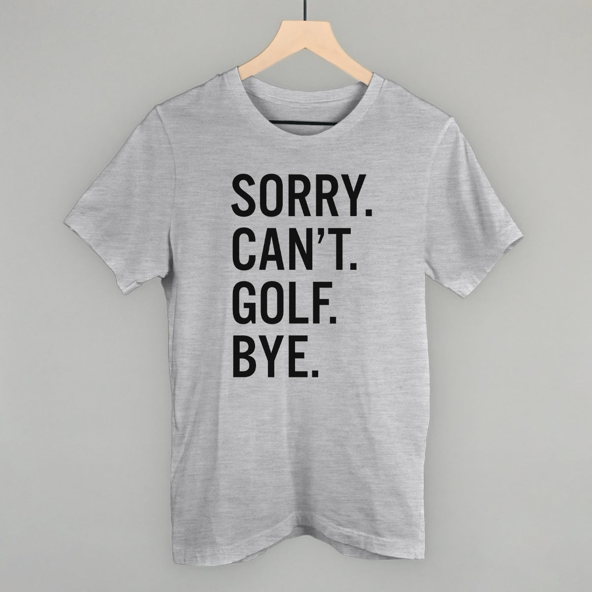 Sorry Can't Golf Bye, Black version, alternate product view 2