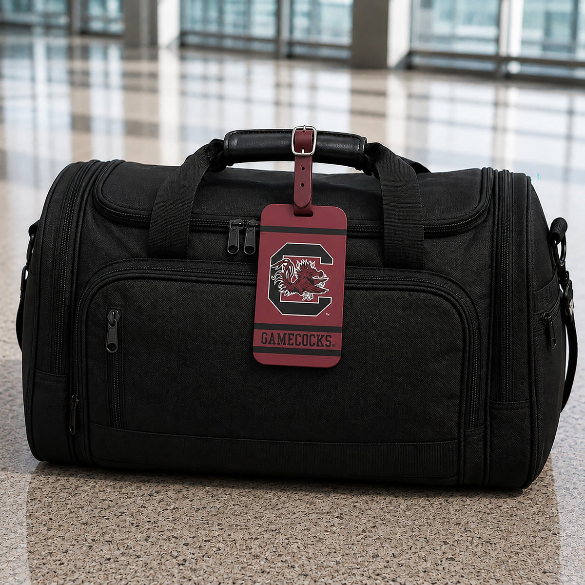 South Carolina Gamecocks plastic golf bag tag by Team Golf, product photo 5