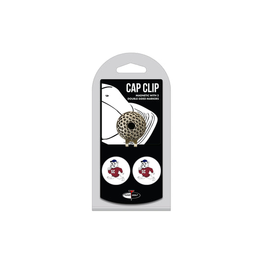 SOUTH CAROLINA ST hat clip with two golf ball markers