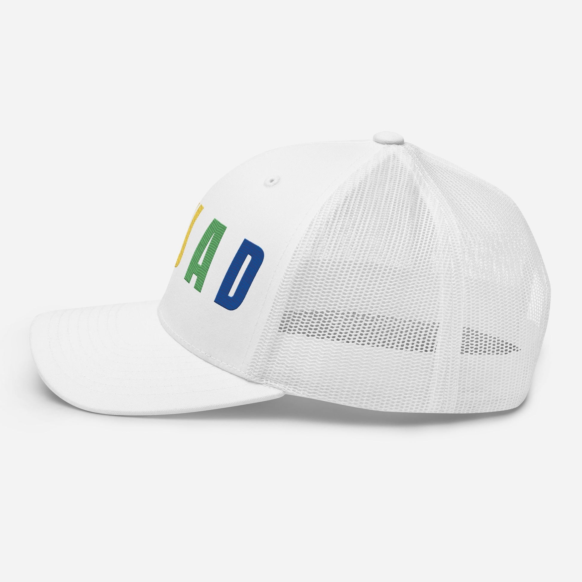 SQUAD Embroidered Women’s Golf Hat - Birdie Pop Collection - White - Club Rehab