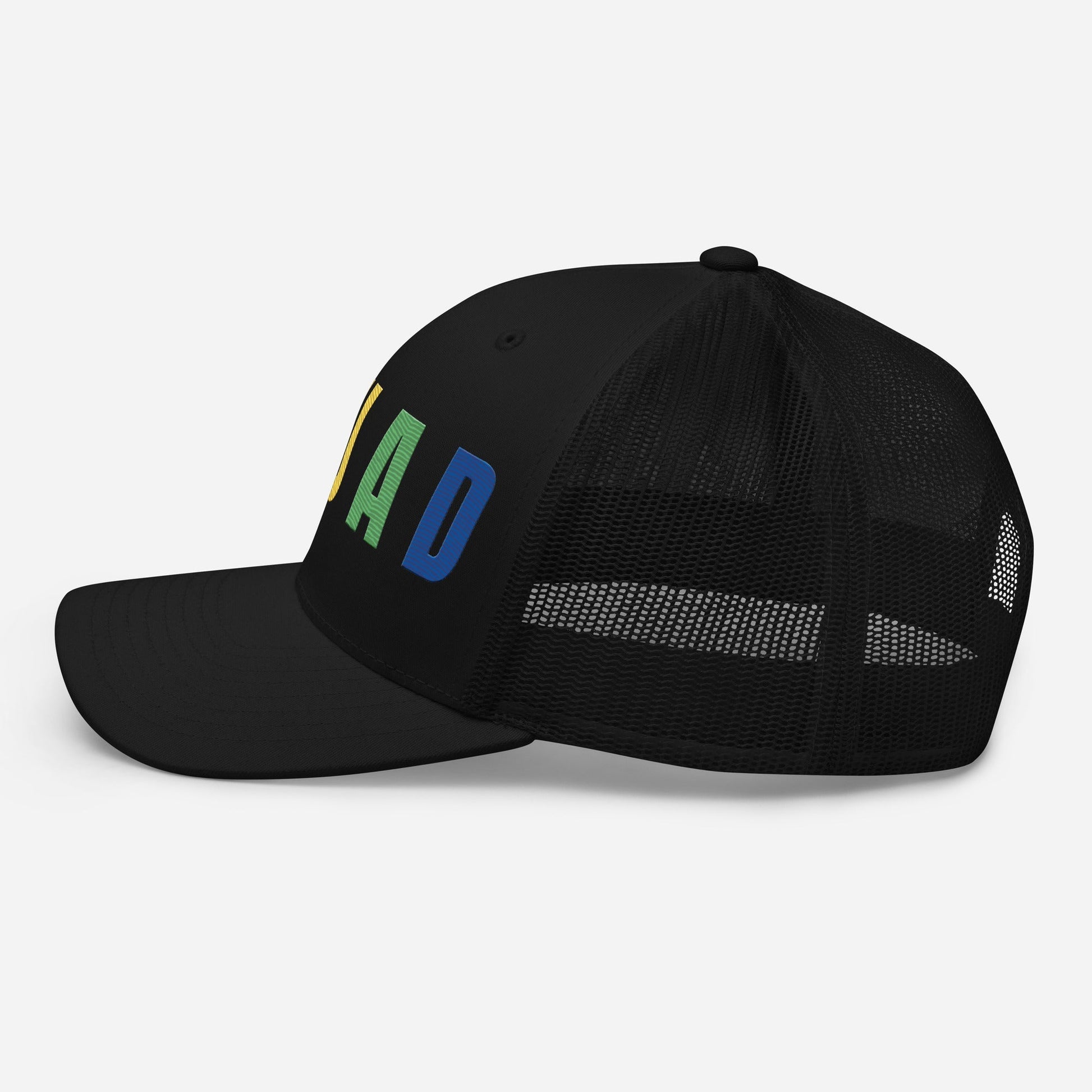 SQUAD Embroidered Women’s Golf Hat - Birdie Pop Collection - Black - Club Rehab