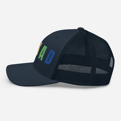 SQUAD Embroidered Women’s Golf Hat - Birdie Pop Collection - Navy - Club Rehab