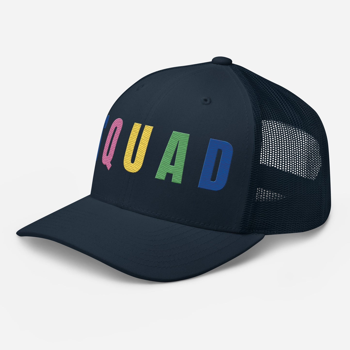 SQUAD Embroidered Women’s Golf Hat - Birdie Pop Collection - Navy - Club Rehab