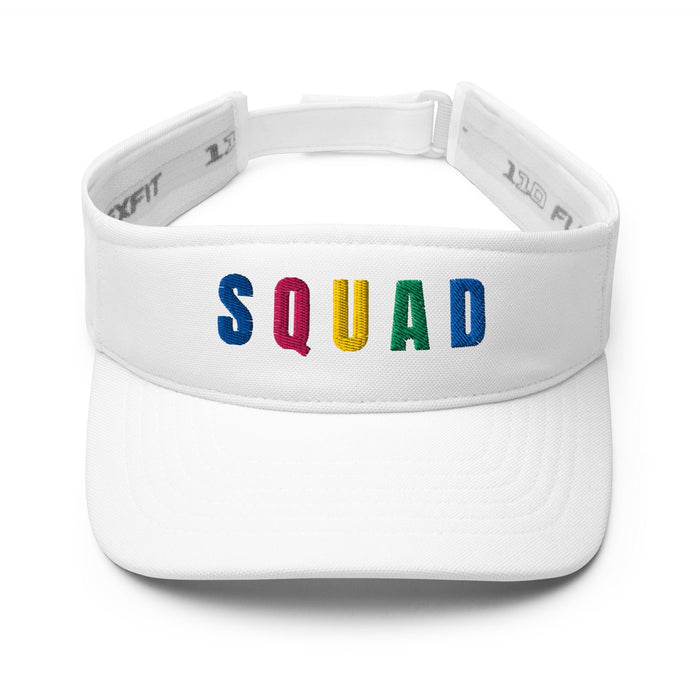 SQUAD Embroidered Women’s Golf Visor - Birdie Pop Collection - Club Rehab