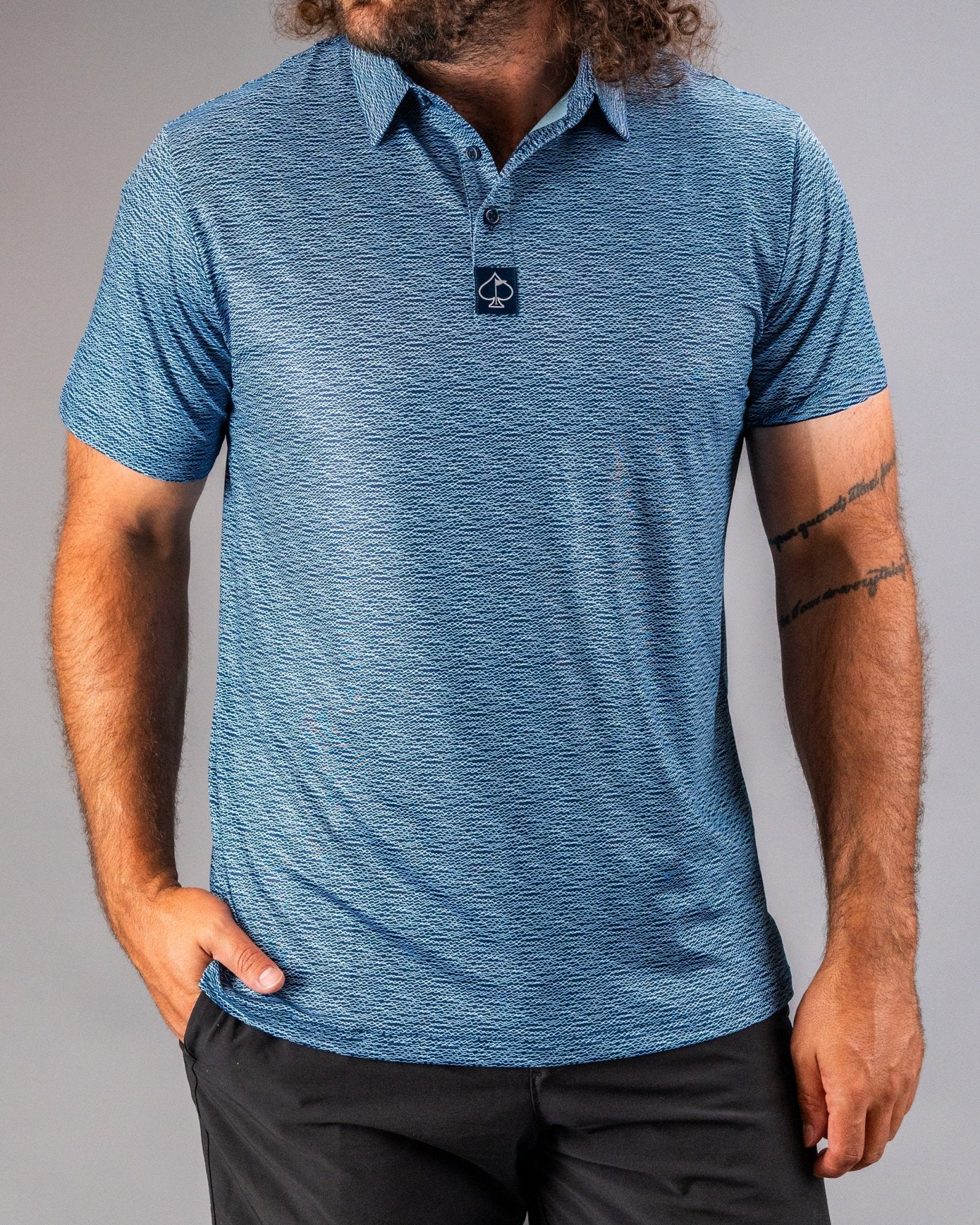 Squiggle Blue - S - Club Rehab