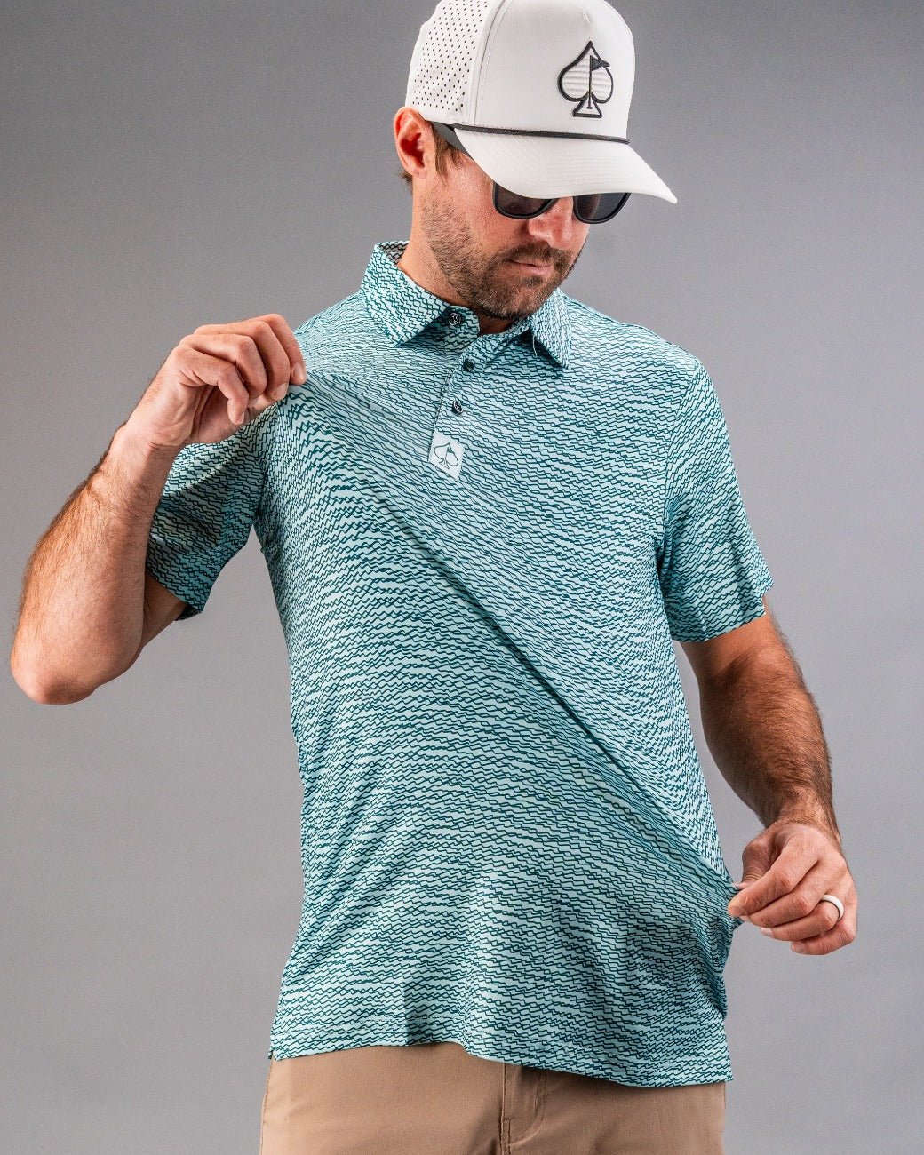 Squiggle Teal - S - Club Rehab