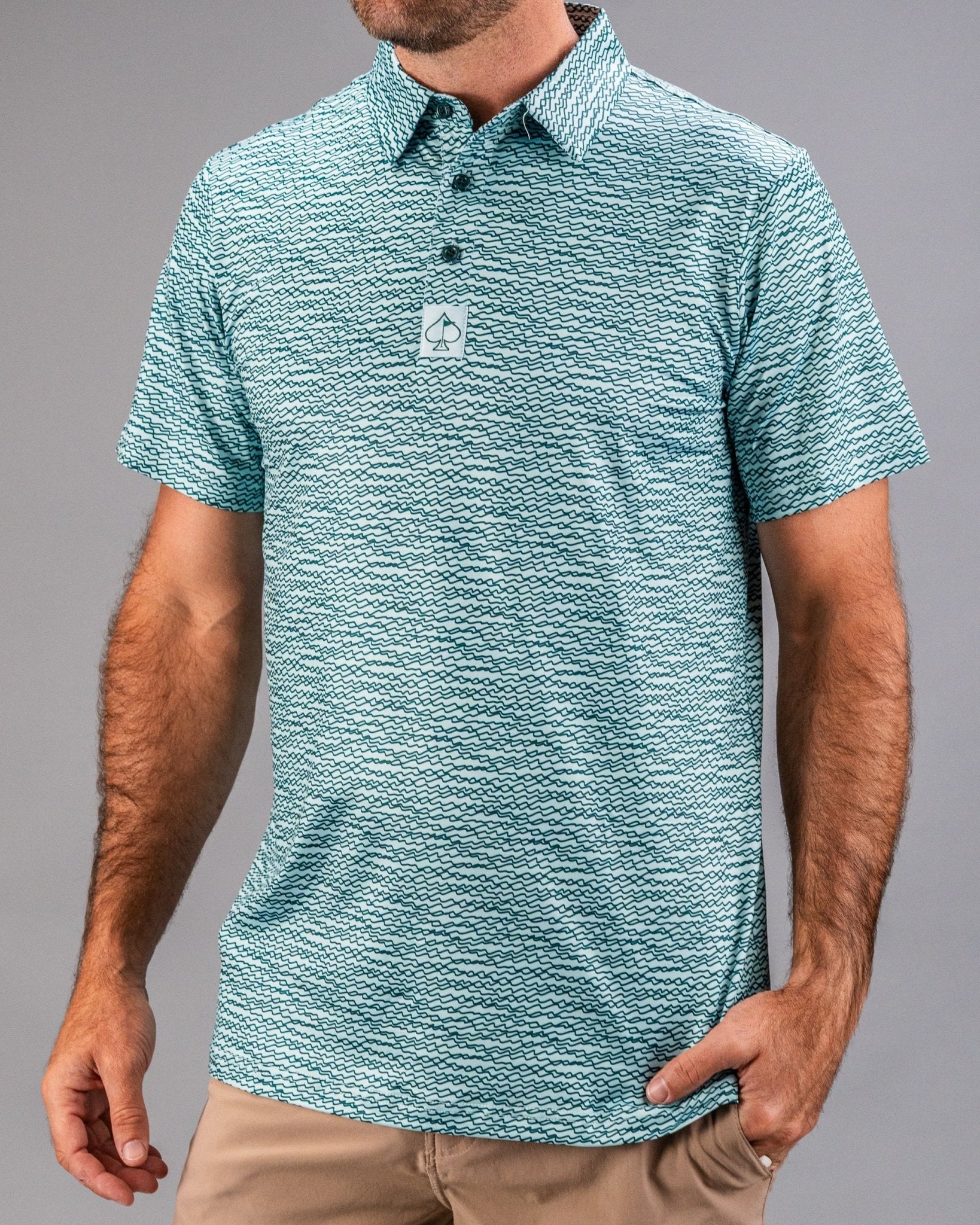 Squiggle Teal - S - Club Rehab
