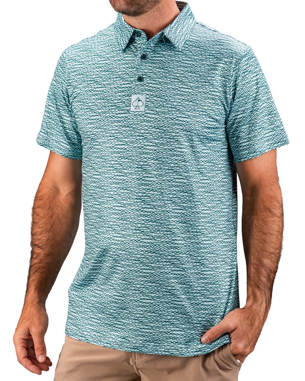 Squiggle Teal - S - Club Rehab