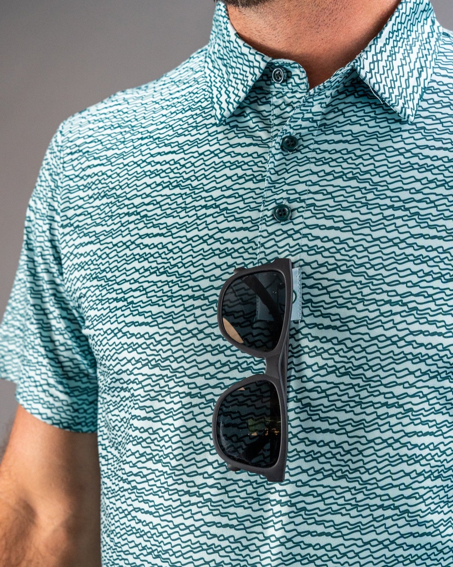 Squiggle Teal - S - Club Rehab