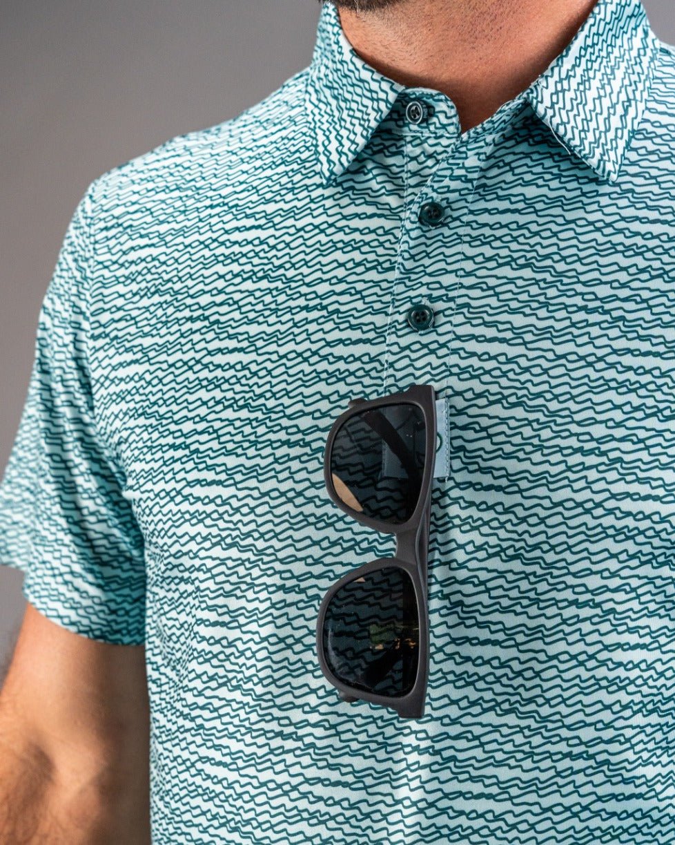 Squiggle Teal - S - Club Rehab