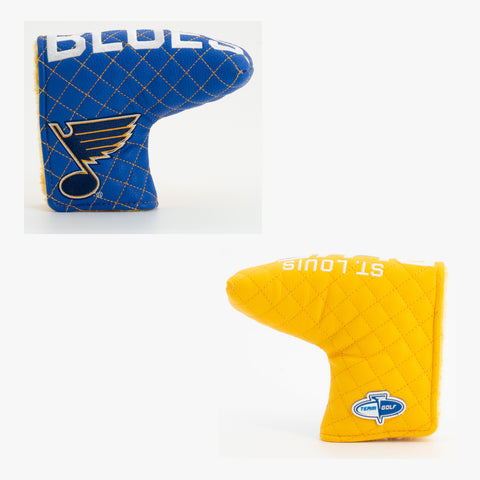 St Louis Blues Split Quilted Blade Putter Cover