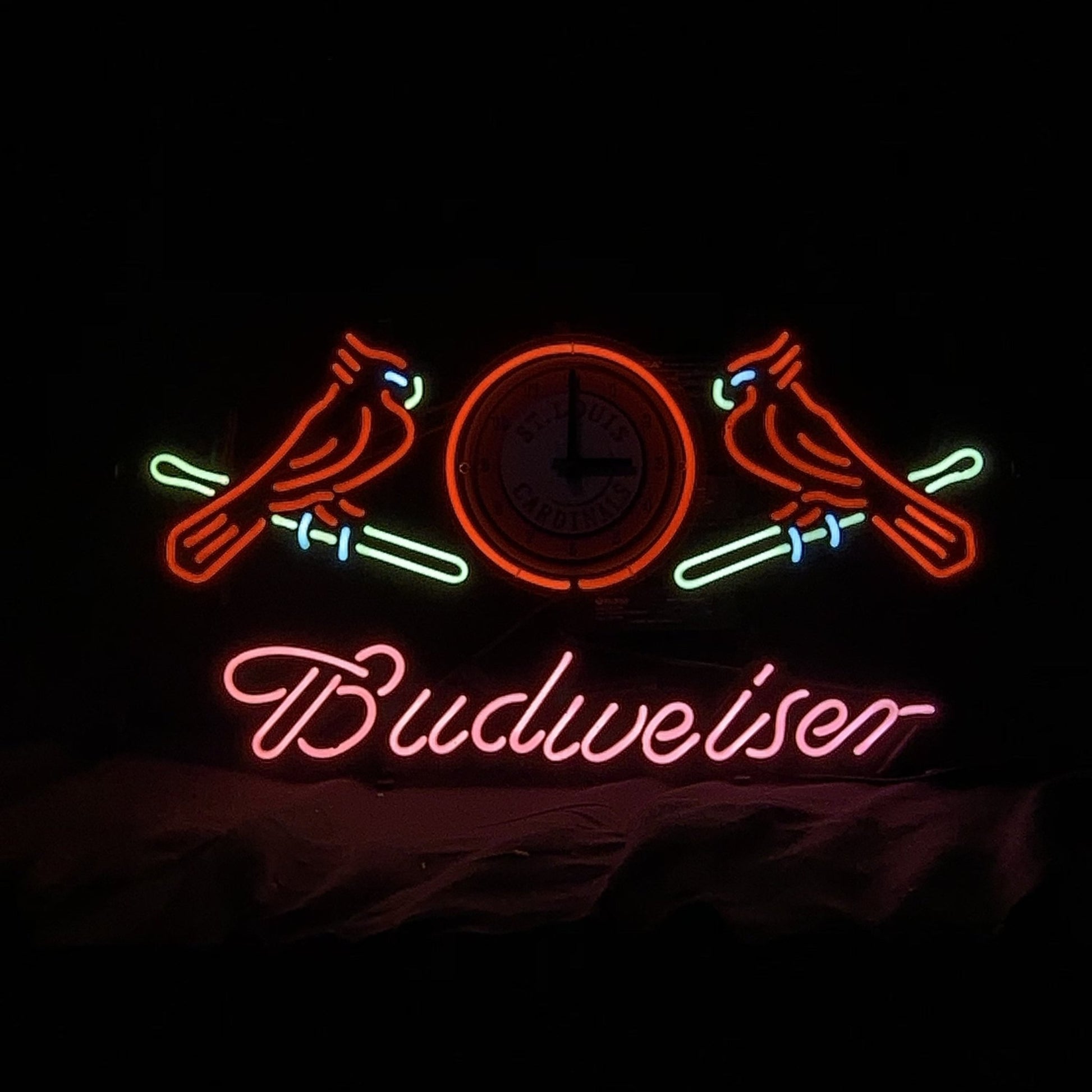 St. Louis Cardinals with Budweiser Neon Signs Light - Club Rehab