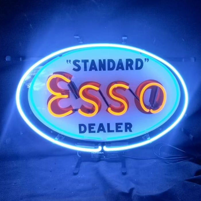 Standard Esso Dealer Neon Signs Light - Club Rehab