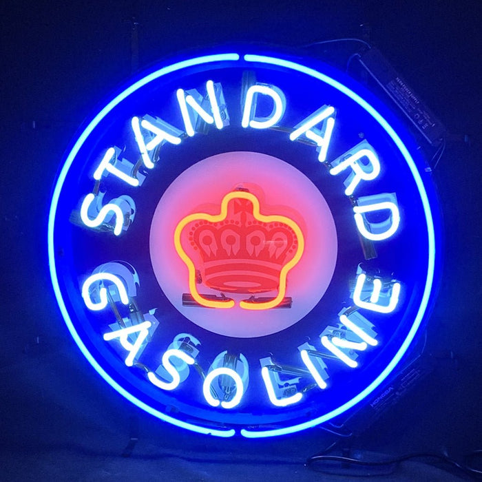 Standard Gasoline Crown Neon Light Sign - Club Rehab