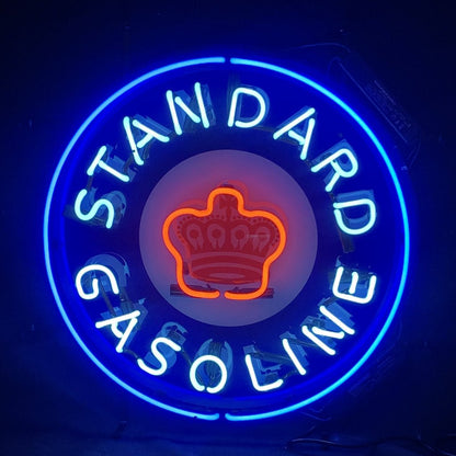 Standard Gasoline Crown Neon Light Sign - Club Rehab