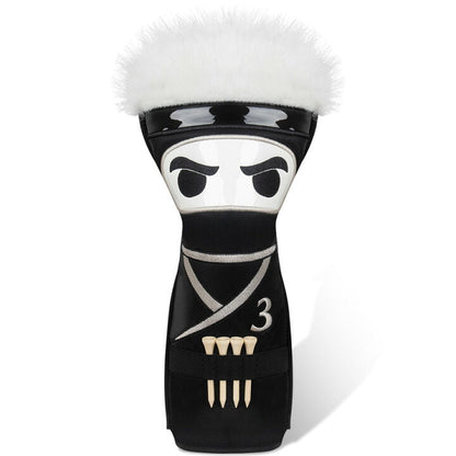 Stealth Ninja Driver Headcover – Silent, Deadly, Absolutely Judging Your Swing - 3 Wood - Club Rehab