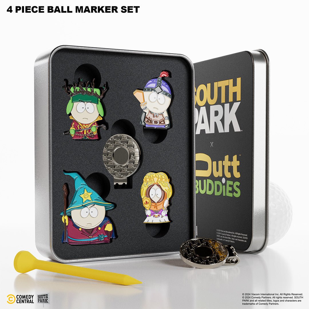 Stick of Truth - 4 Piece Ball Marker Set with Hat Clip