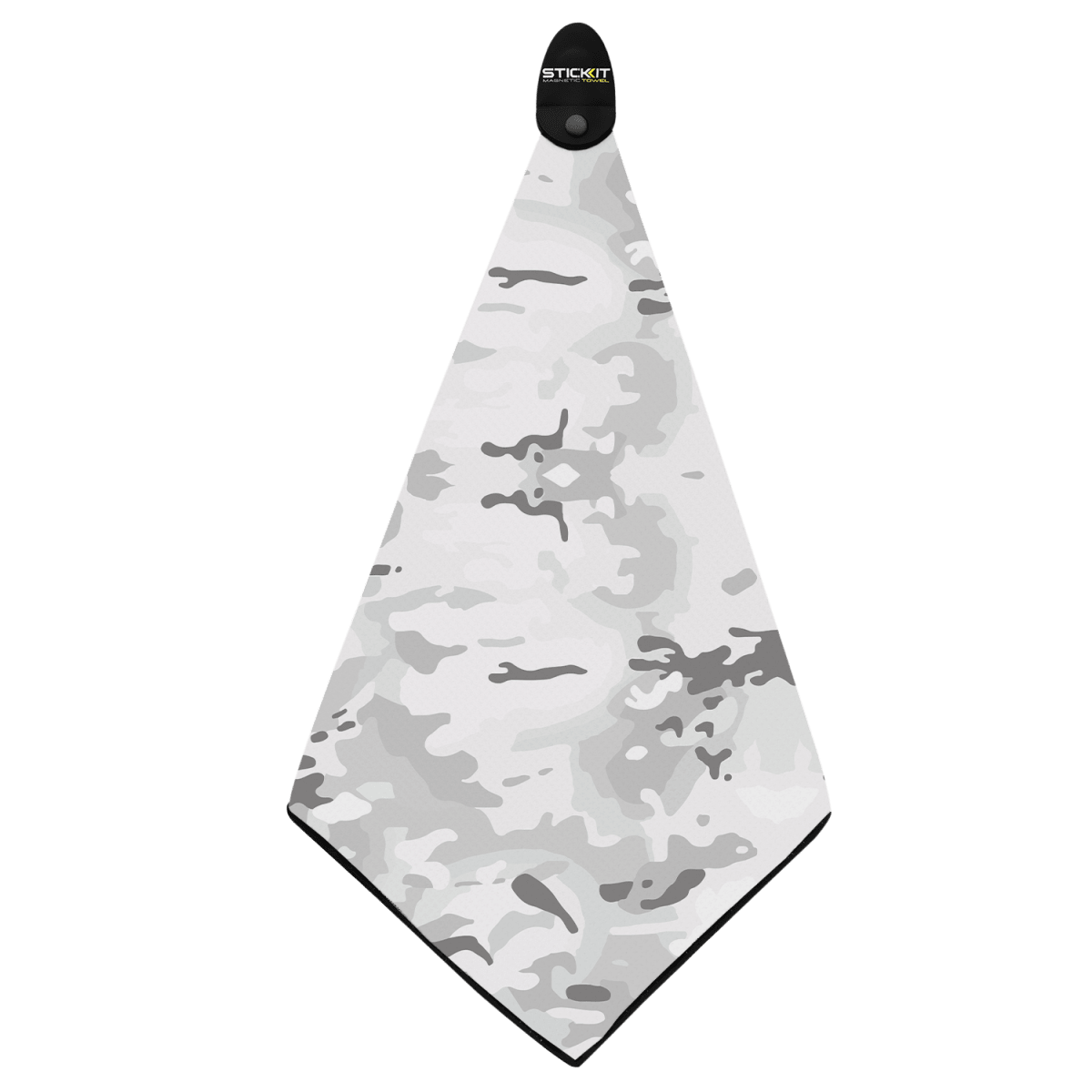 STICKIT Magnetic Golf Towel Graphic in Snow Camo
