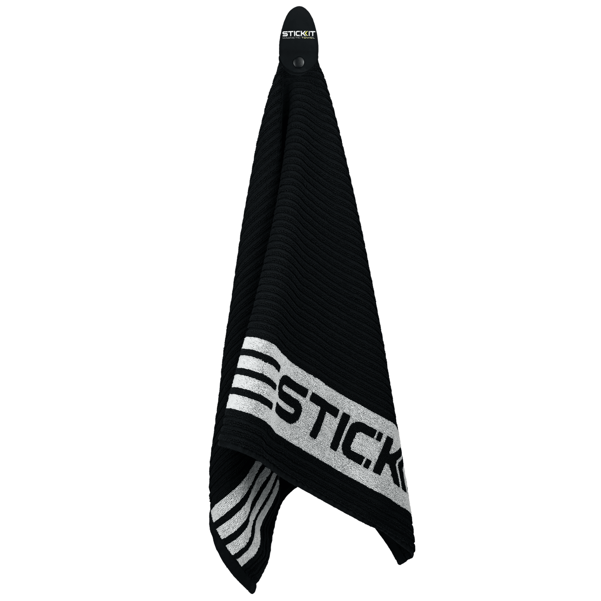 STICKIT Magnetic Golf Towel XL in Black