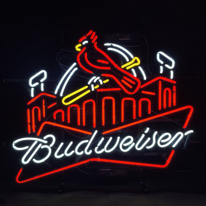 St.Louis Cardinals Stadium Budweiser Neon Signs Light - Club Rehab