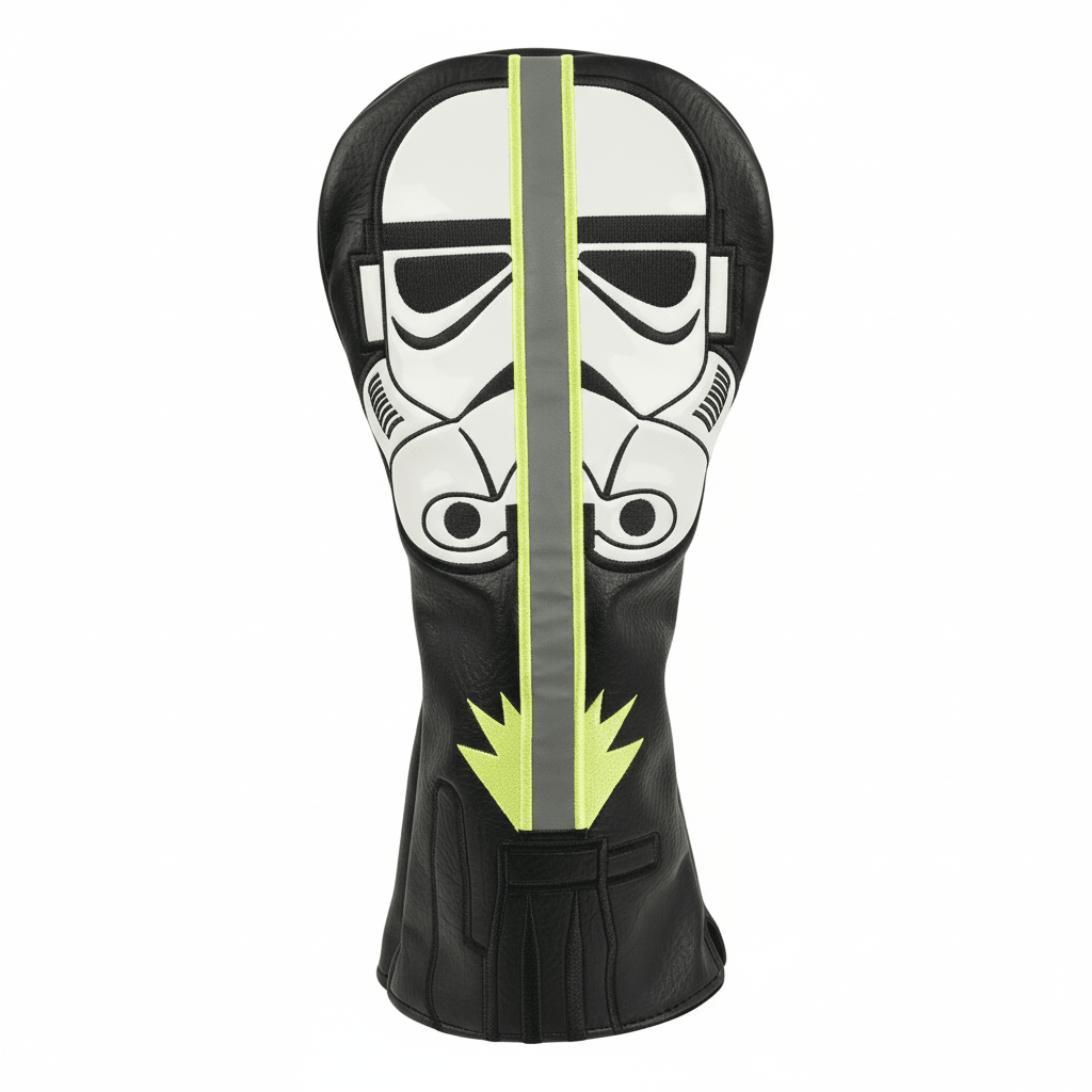 Storm Trooper Headcover – Black & Neon Edition - Driver - Club Rehab