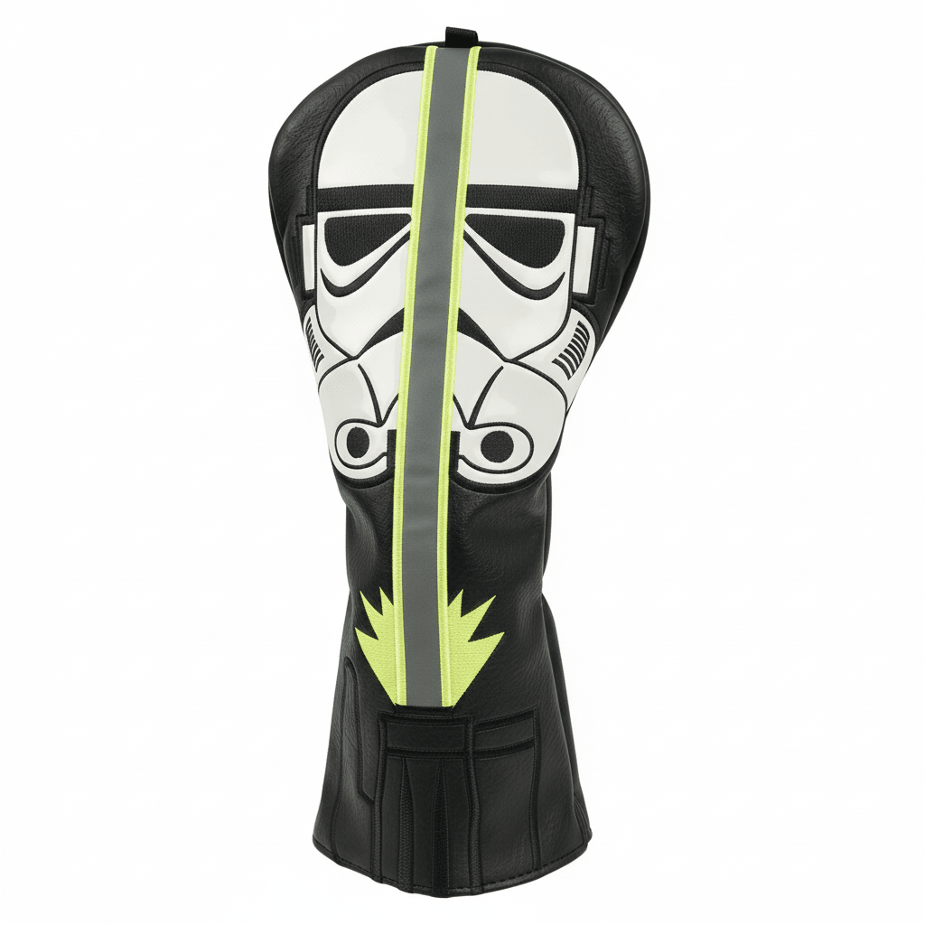 Storm Trooper Headcover – Black & Neon Edition - Driver - Club Rehab