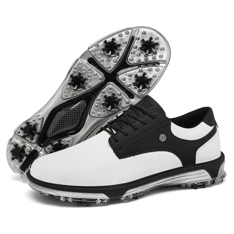 StormWalk Waterproof Golf Shoes - X20 - White Bkack 45 - Club Rehab