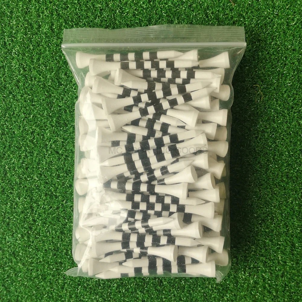 Striped Stance: Bamboo Golf Tees - BULK 100 PCS - Club Rehab - BambooPristine White 2 - 3/4" - 100pc45086330912960