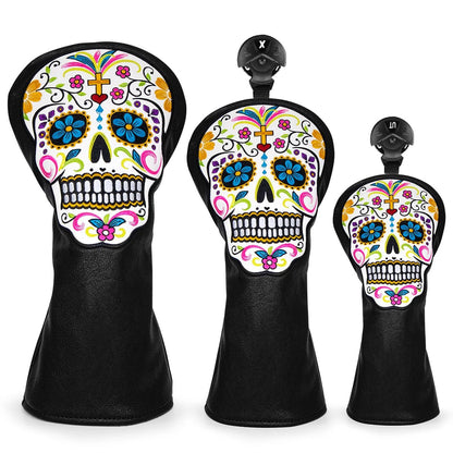 Sugar Skull Swagger Headcovers - Hybrid - Club Rehab