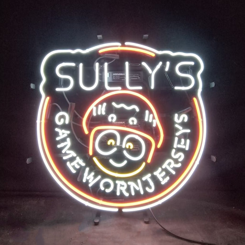 Sully's Game Worn Jerseys Neon Signs - Club Rehab