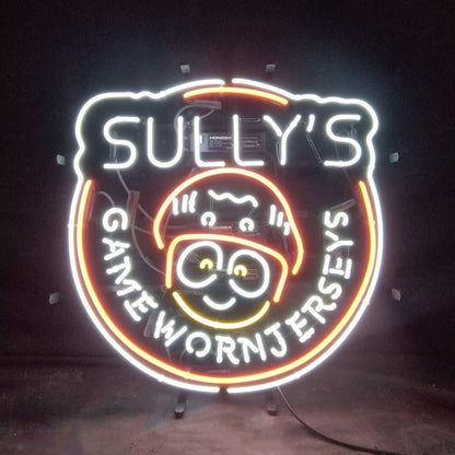 Sully's Game Worn Jerseys Neon Signs - Club Rehab