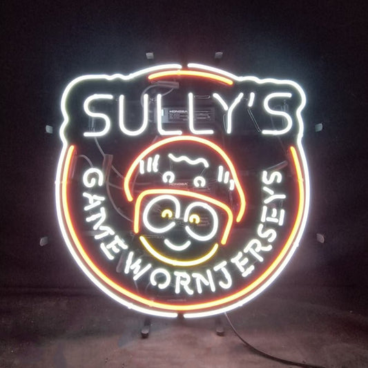 Sully's Game Worn Jerseys Neon Signs - Club Rehab