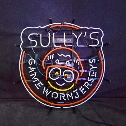 Sully's Game Worn Jerseys Neon Signs - Club Rehab