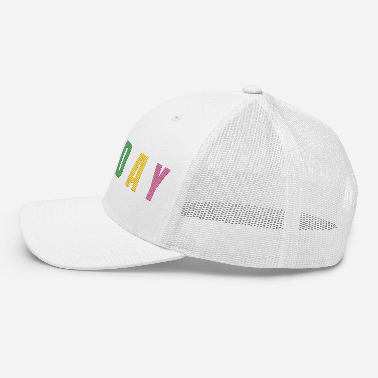 SUNDAY Embroidered Golf Hat for Women - Birdie Pop Collection - White - Club Rehab