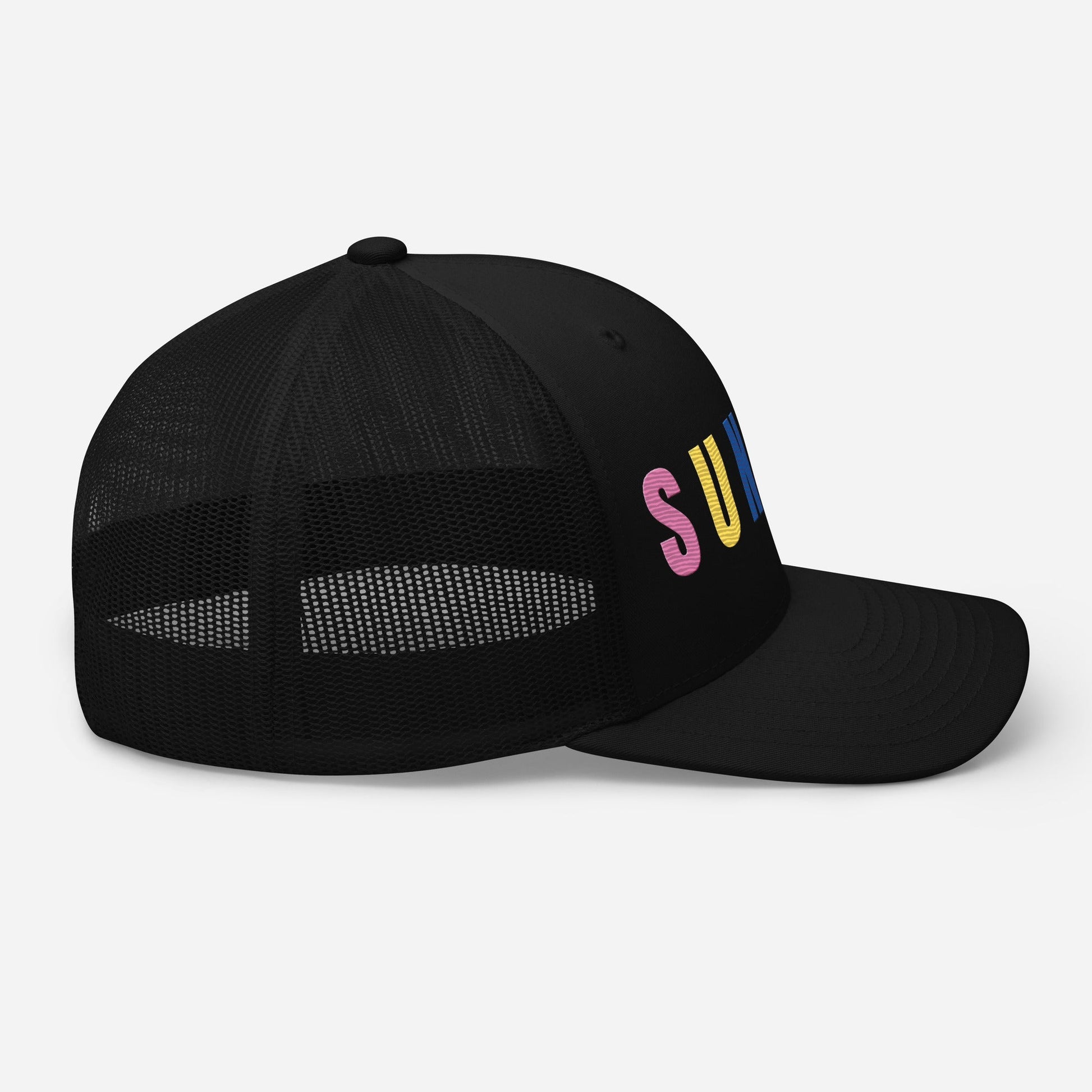 SUNDAY Embroidered Golf Hat for Women - Birdie Pop Collection - Black - Club Rehab