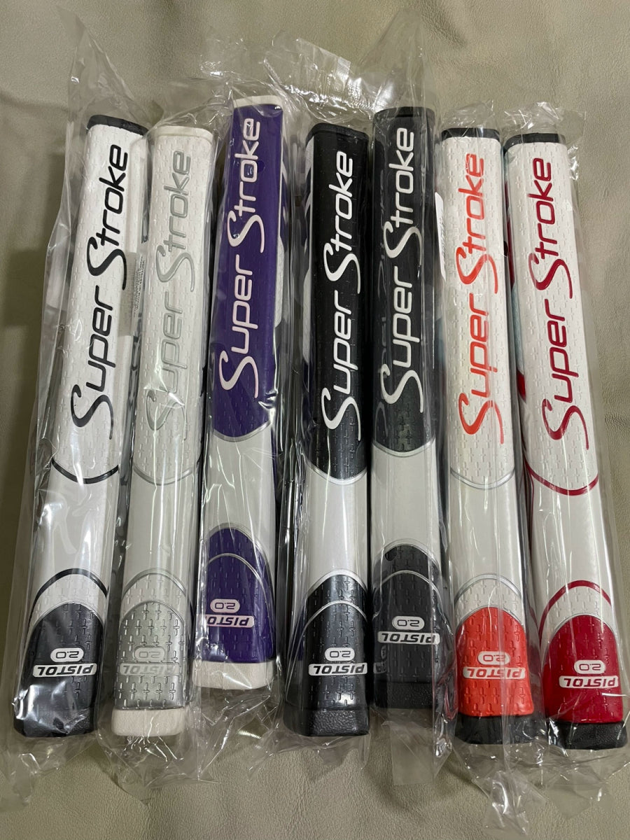 SuperStroke Pistol GT Putter Grip – Zenergy Series - Club Rehab - Putter GripStealth Black 1.0 : Silent but deadly, for putts that sneak by the competition.SuperStroke Pistol GT Putter Grip – Zenergy Series