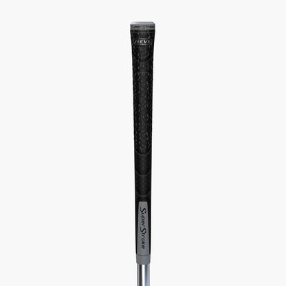 SuperStroke REVL Element Club Grip – Hybrid All - Weather Golf Grip - Black/Grey Standard - Club Rehab