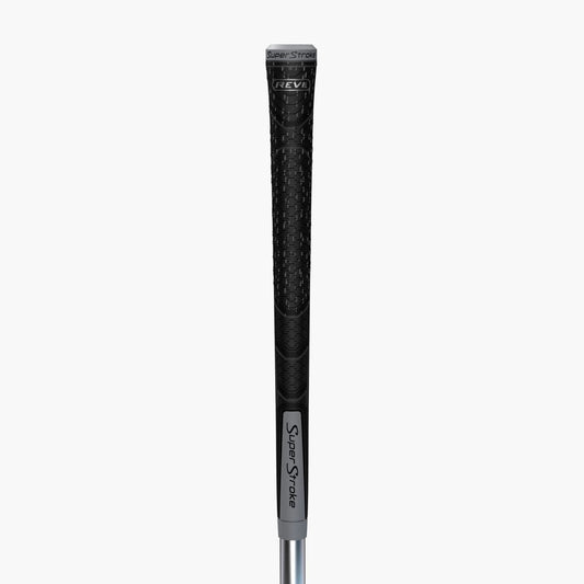 SuperStroke REVL Element Club Grip – Hybrid All - Weather Golf Grip - Black/Grey Standard - Club Rehab