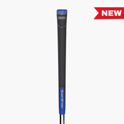SuperStroke REVL Player Club Grip – All - Weather High Traction Golf Grip - Grey Standard - Club Rehab