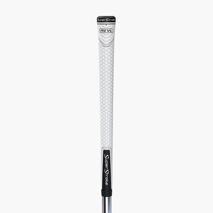 SuperStroke REVL Player Club Grip – All - Weather High Traction Golf Grip - White Standard - Club Rehab