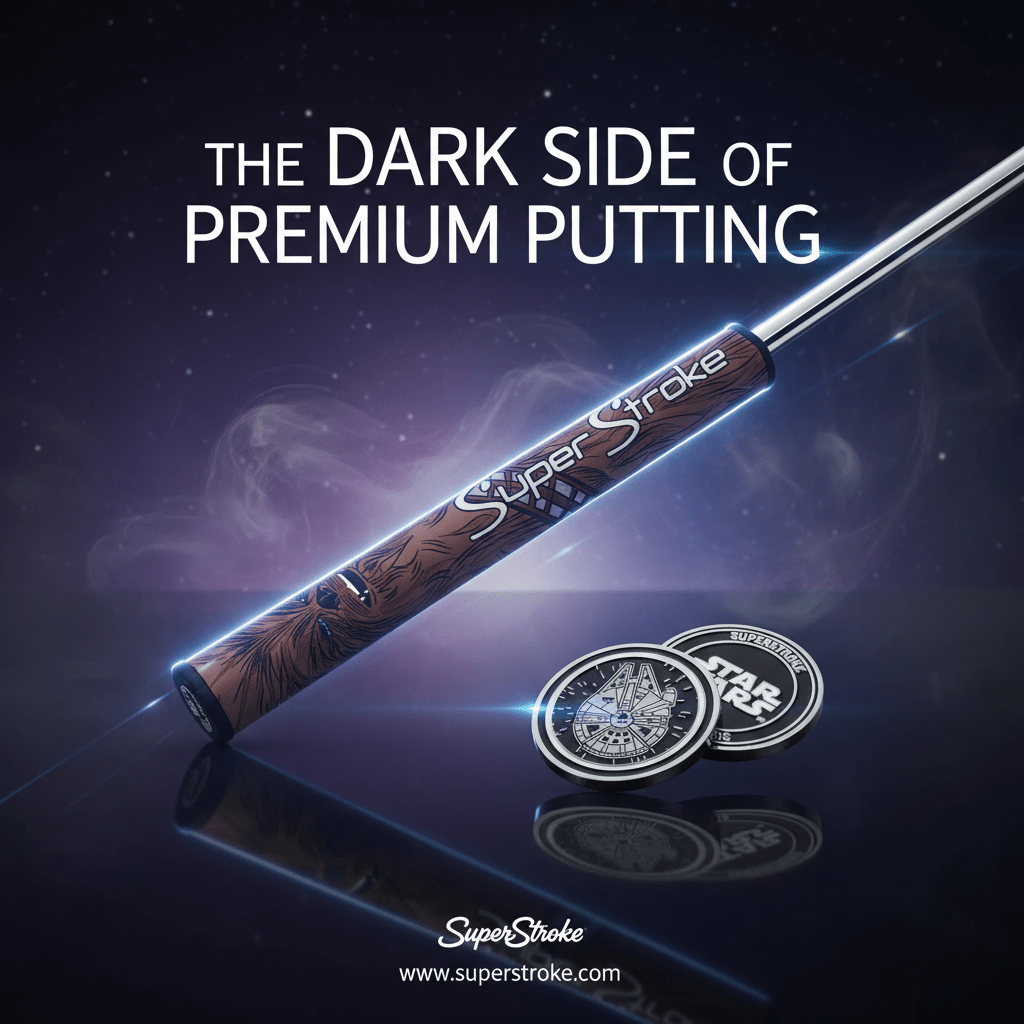 SuperStroke Star Wars Chewbacca Tour 2.0 Putter Grip (with Matching Ball Marker) - Club Rehab