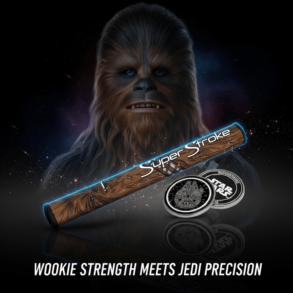 SuperStroke Star Wars Chewbacca Tour 2.0 Putter Grip (with Matching Ball Marker) - Club Rehab