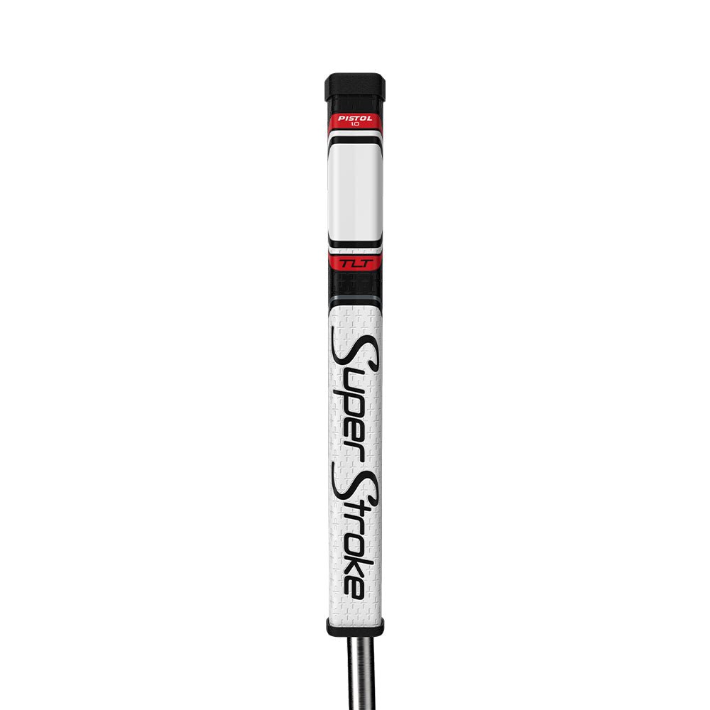 SuperStroke TLT Off - Axis Putter Grip - 1.0 White/Red - Club Rehab