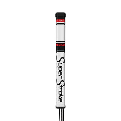 SuperStroke TLT Off - Axis Putter Grip - 1.0 White/Red - Club Rehab