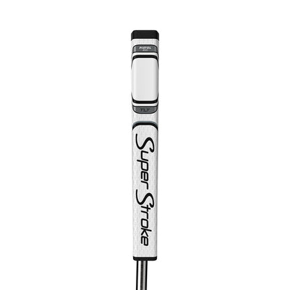 SuperStroke TLT Off - Axis Putter Grip - 2.0 White/Silver - Club Rehab