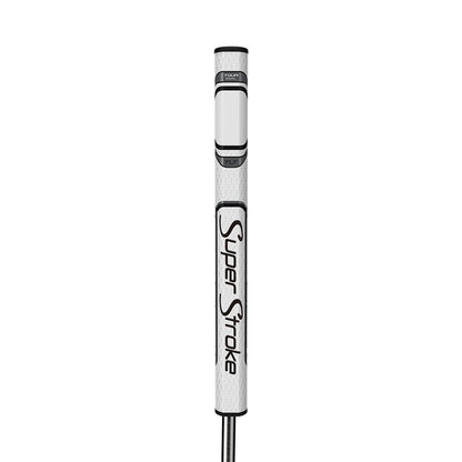 SuperStroke TLT Off - Axis Putter Grip - 2.0XL White/Silver - Club Rehab