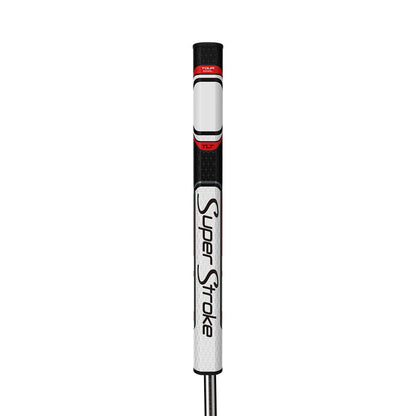 SuperStroke TLT Off - Axis Putter Grip - 2.0XL White/Red - Club Rehab