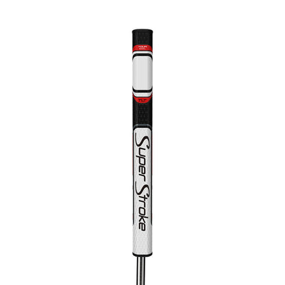 SuperStroke TLT Off - Axis Putter Grip - 2.0XL White/Red - Club Rehab
