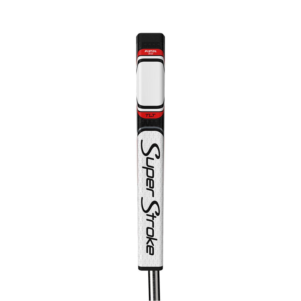SuperStroke TLT Off - Axis Putter Grip - 2.0 White/Red - Club Rehab